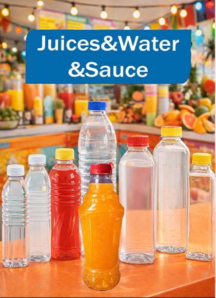 Juices & Water & Sauce