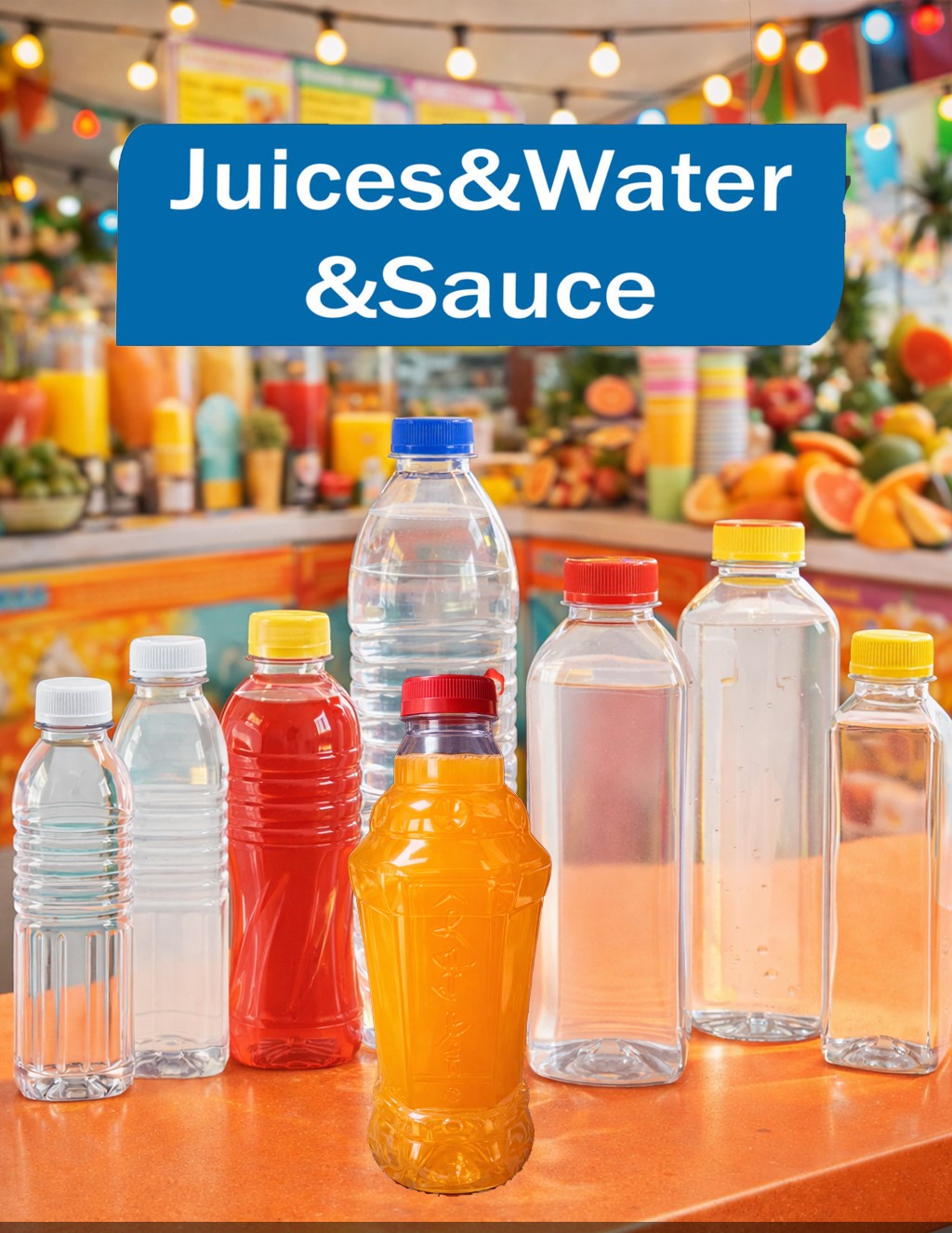 Juices & Water & Sauce