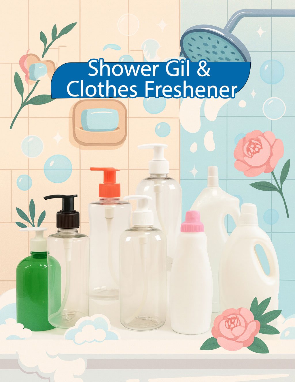 Shower Gil & Clothes Freshener